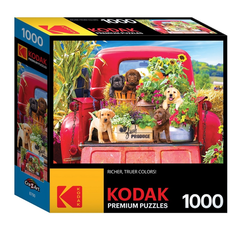 Cra-Z-Art Kodak 1000-Piece Stowaways Jigsaw Puzzle